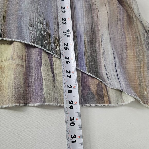 VioletRuby Women Top V-Neck 3/4 Sleeve Multicolor Size XXL Pullover Tunic - Picture 12 of 12